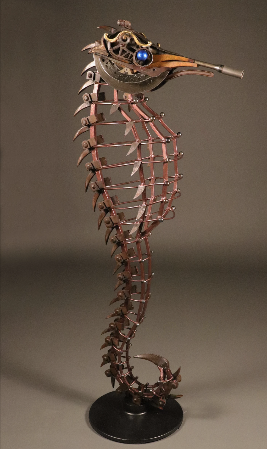 Galatea by Jud Turner, sited in the wetlands at Chaos Vineyard
