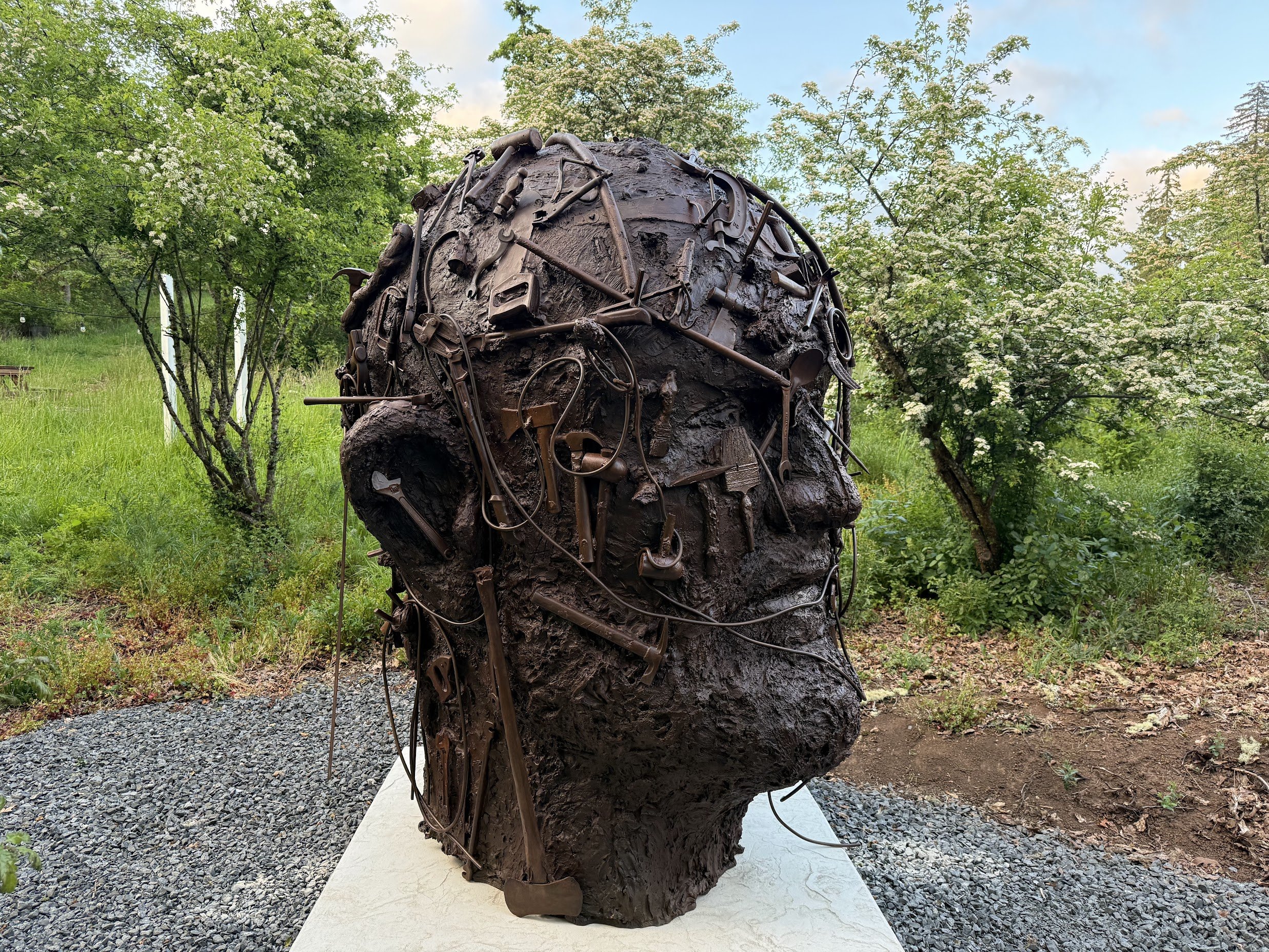 My Puzzled Mind, sculpture by Jim Dine