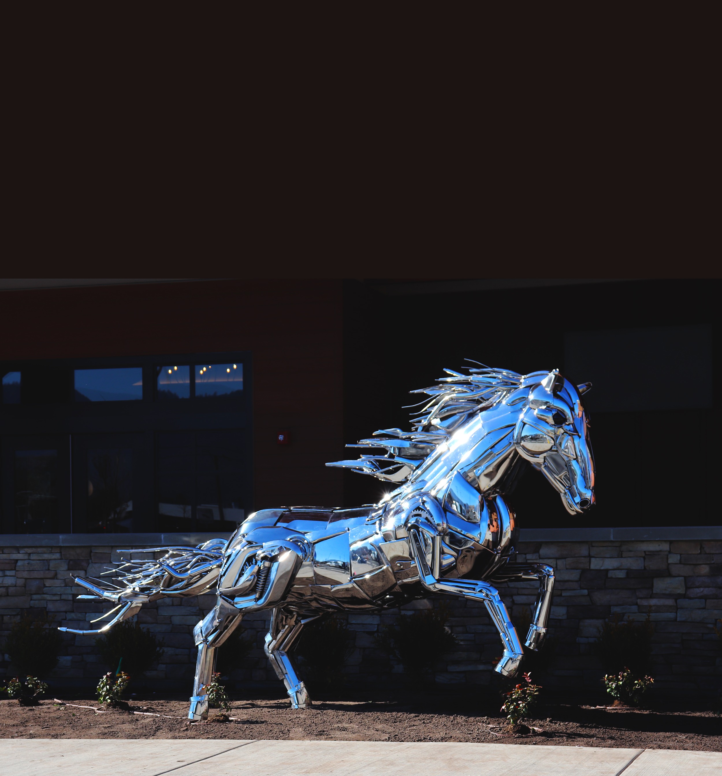 Zephyrus, sculpture by Jud Turner, in process